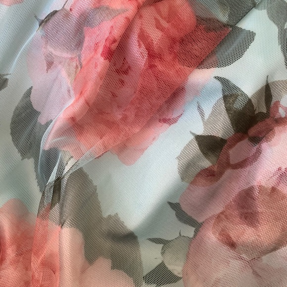 Floral pink and teal Formal - Picture 8 of 8